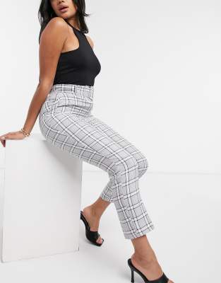 Women's Plus Mono Check Leggings