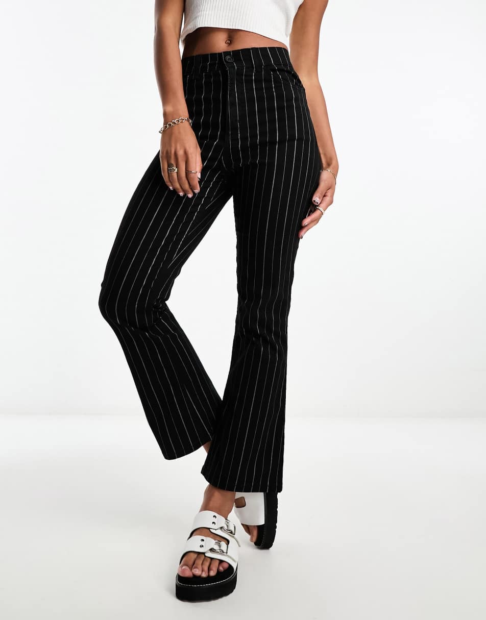 Wednesday's Girl relaxed wide leg pants in smudge spot