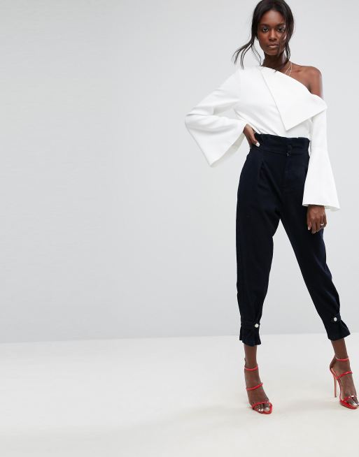 high waisted boyfriend jeans asos