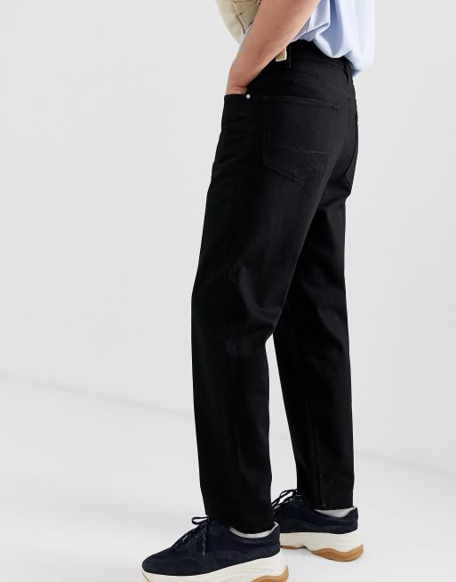 ASOS High Waisted Jeans in Blue for Men