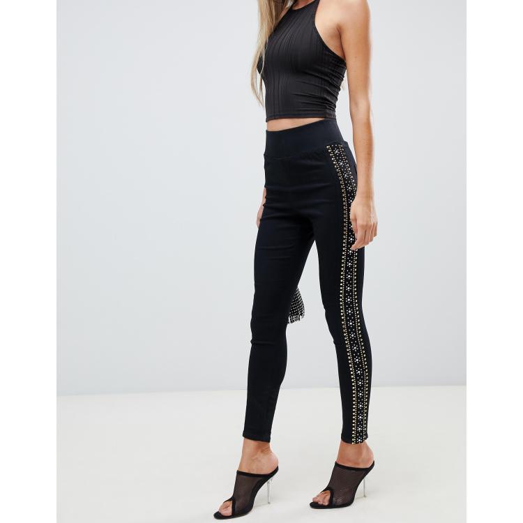 Asos High Waisted Black Jeggings  Female poses, Female pose reference,  Standing poses