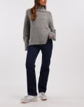 [ASOS DESIGN] ASOS DESIGN high waisted slim straight jeans in rinse-Navy 14 Rinse