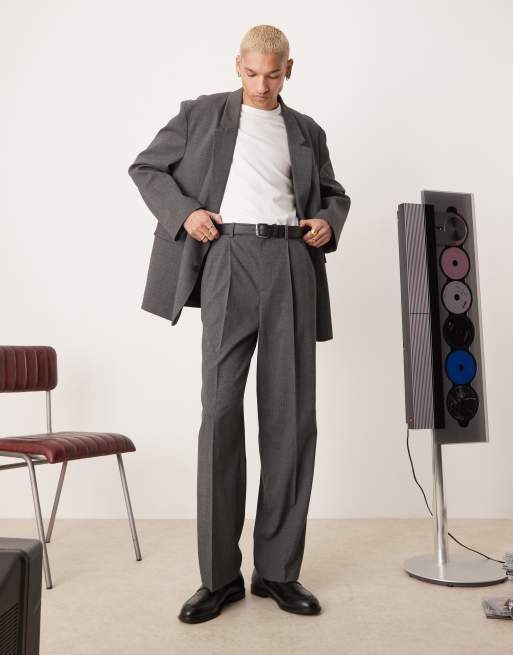 パンツ AVANDRESS Herringbone wide pants CHARCOAL AD41PT35CH Herringbone Wide Pants