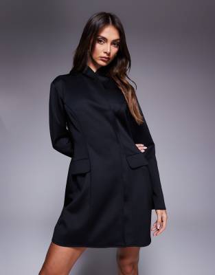 asos black blazer dress Shanti Mini Dress Black