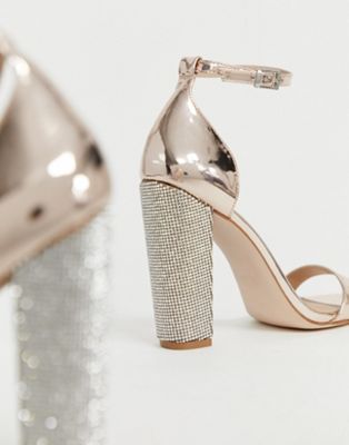 asos diamante heels