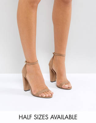 asos block heel sandals