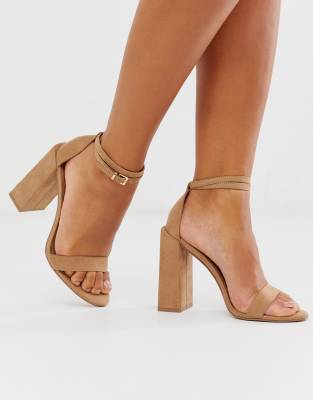 asos beige heels