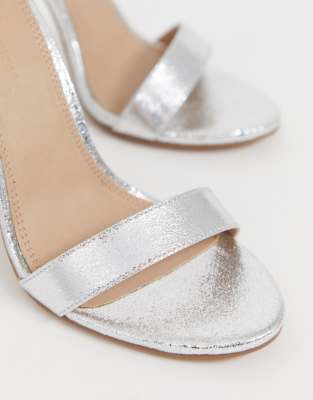 asos silver sandals