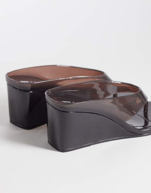 ASOS DESIGN – Highlight – Chokladbruna kilklackar med tårem i jelly, 2 av 4