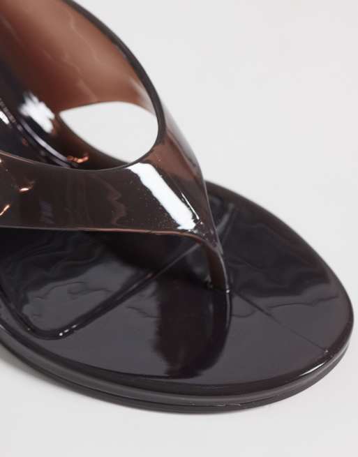 ASOS DESIGN – Highlight – Chokladbruna kilklackar med tårem i jelly, 4 av 4