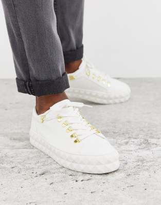 white gold trainers