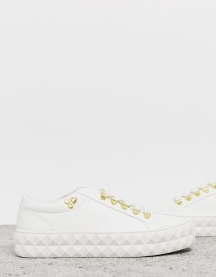 asos gold trainers