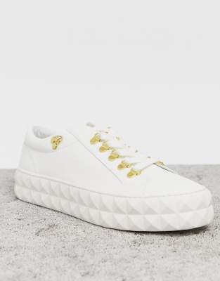 asos gold trainers