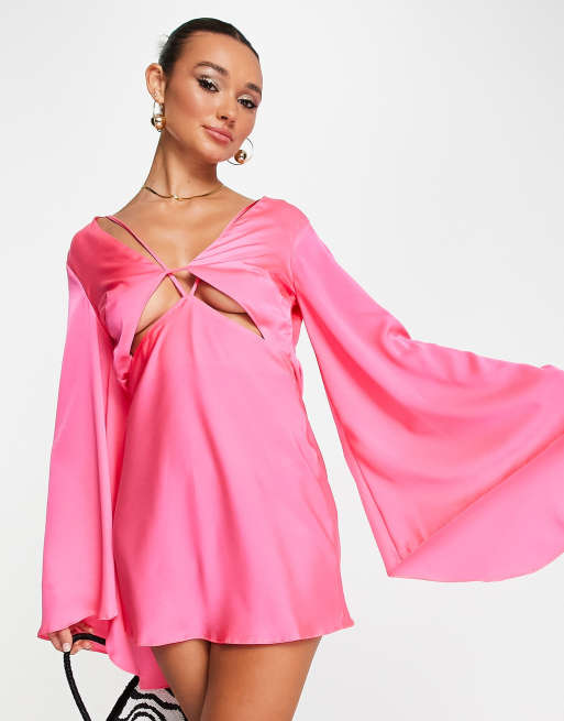 Kleid shop fuchsia asos