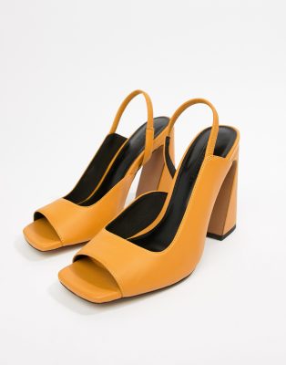 yellow heels asos