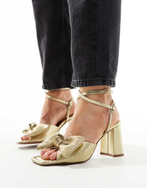Asos scarpe oro store