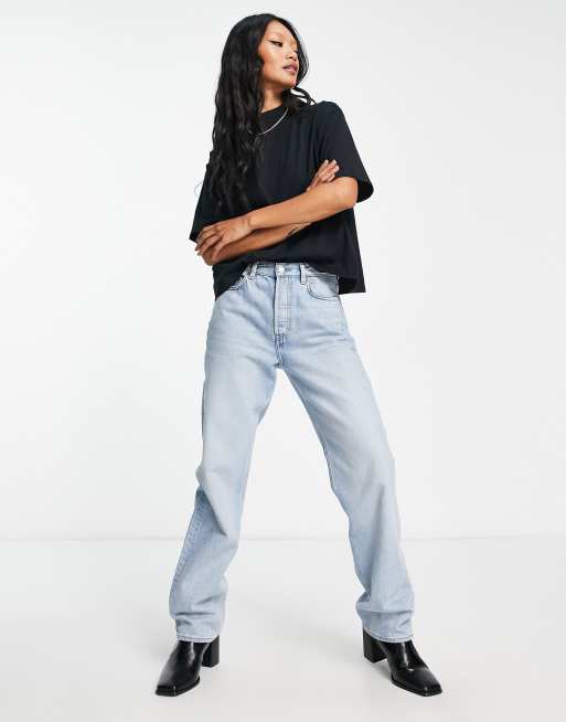 ASOS DESIGN - Højhalset sort T-shirt med firkantet pasform, 4 af 4