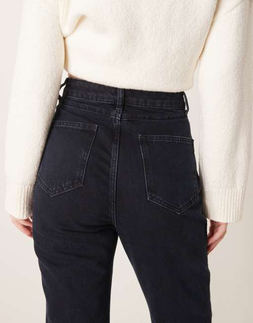ASOS DESIGN - Højtaljede jeans i slim fit med syningsdetalje, 5 af 5