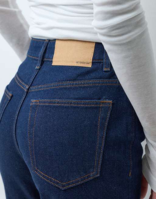 ASOS DESIGN - Højtaljede smalle jeans med lige ben i skylning , 4 af 5