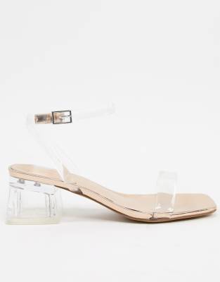 sandale transparente asos