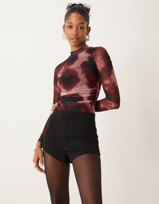 ASOS DESIGN - Hochwertige elegante Hotpants-Shorts aus Ponté-Stoff in Schwarz