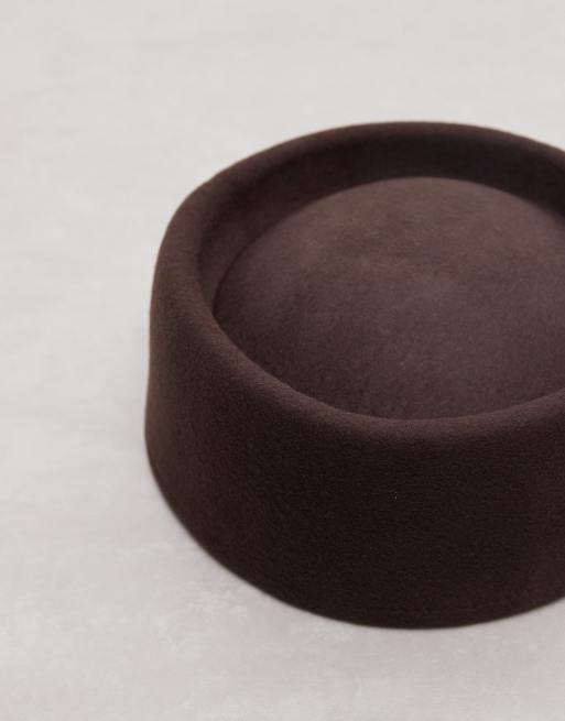 ASOS DESIGN - Hoedje in chocoladebruin, 2 van 3