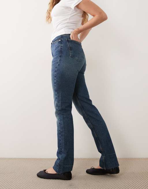 ASOS DESIGN högmidjade pinch-jeans i vintagetvätt, 3 av 5