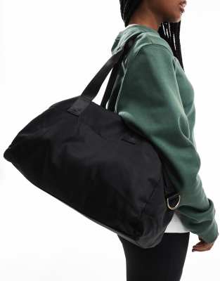 holdall weekend bag in black