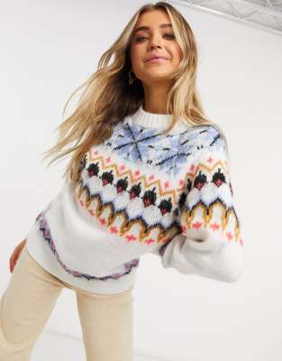 designer fair isle sweater