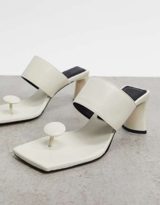 Asos cream sale sandals