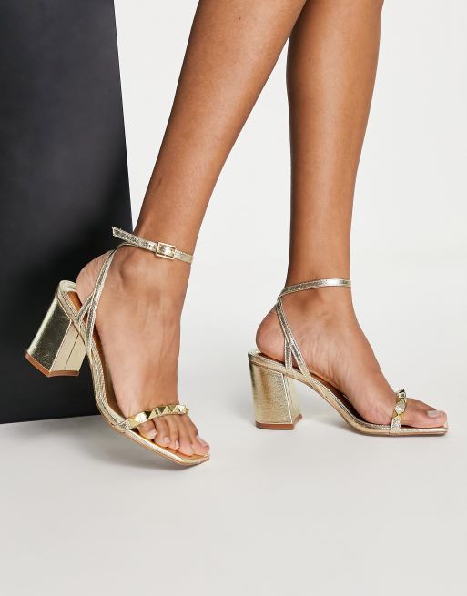 Asos sandali oro cheap