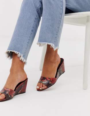 wedge mules