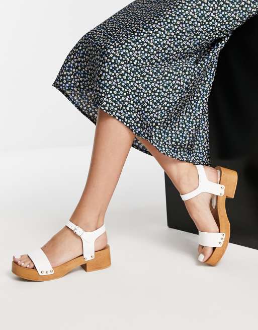 Heeled discount clog sandals