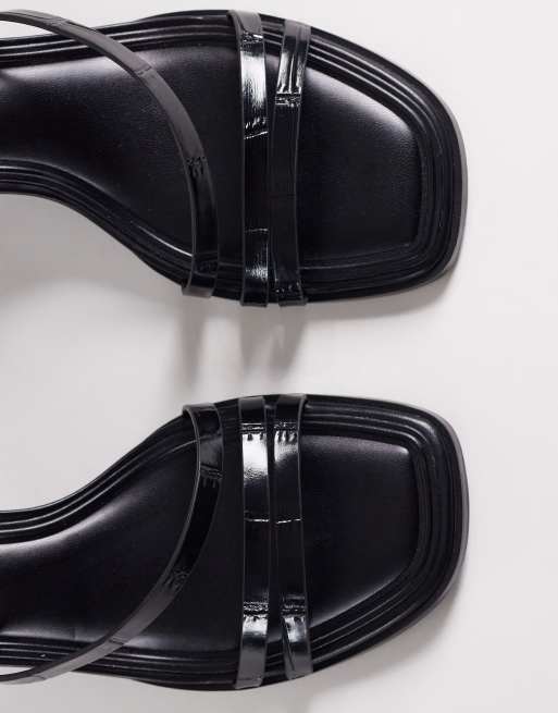 ASOS DESIGN - Honeybee - Sandalen met halfhoge blokhak in zwart, 3 van 4