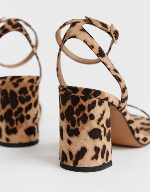 Leopard heels sale asos