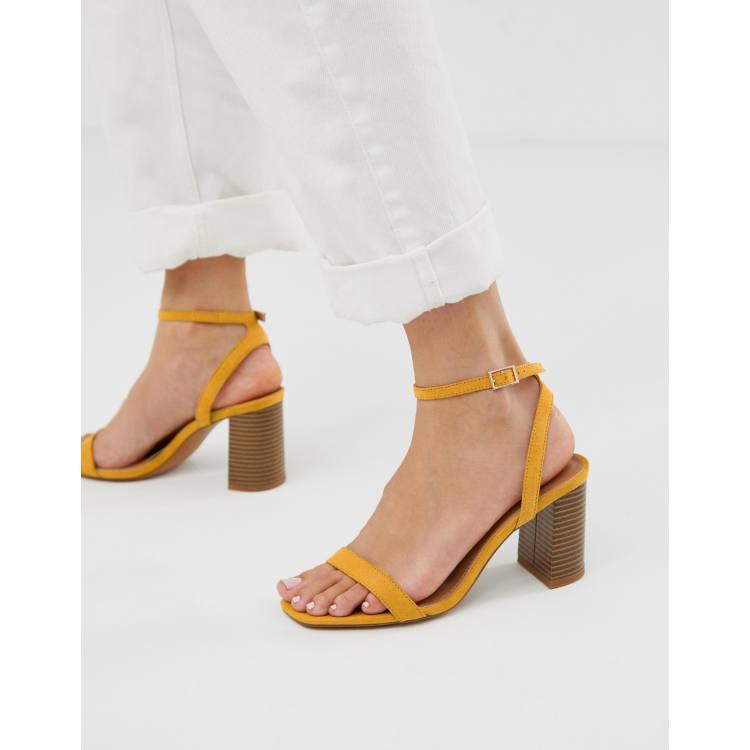 Dark mustard clearance heels