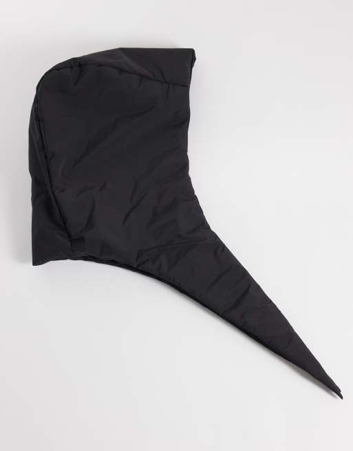 ASOS DESIGN hood in black, 3 of 3