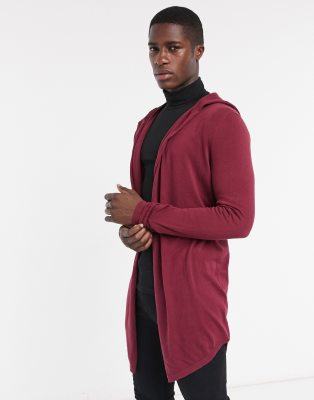 Asos hooded cardigan best sale