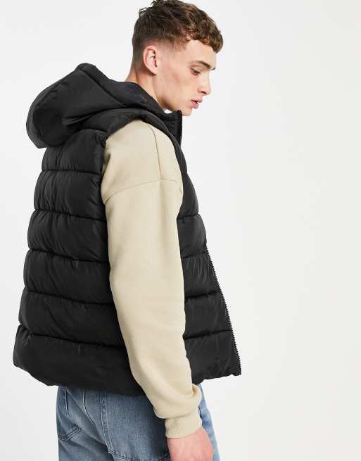 Asos puffer vest sale