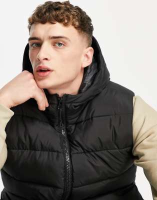 black puffer vests