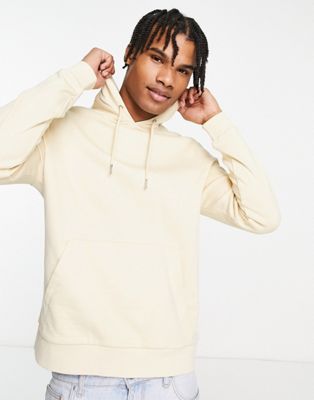 ASOS DESIGN hoodie in beige - ASOS Price Checker