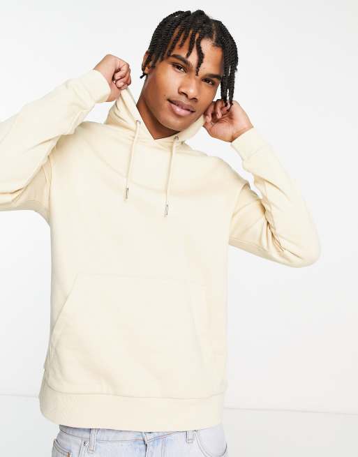 ASOS DESIGN oversized hoodie in beige