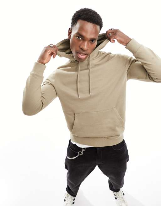 Asos shop beige hoodie