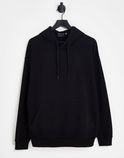 ASOS DESIGN hoodie in black with heat map photographic back print, 3 of 4
