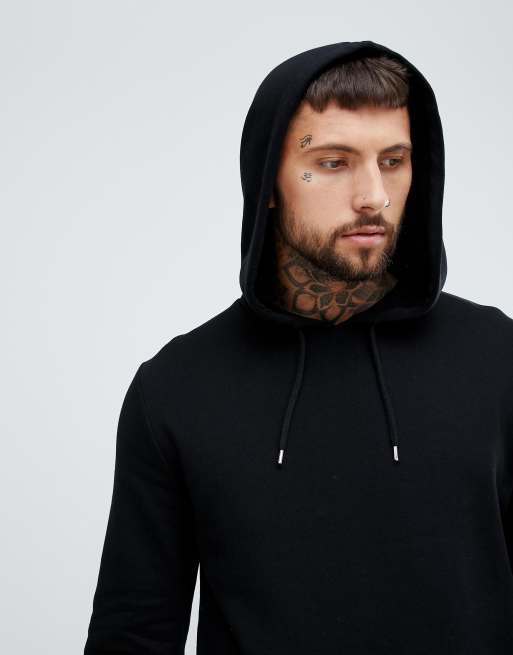 ASOS DESIGN hoodie in black