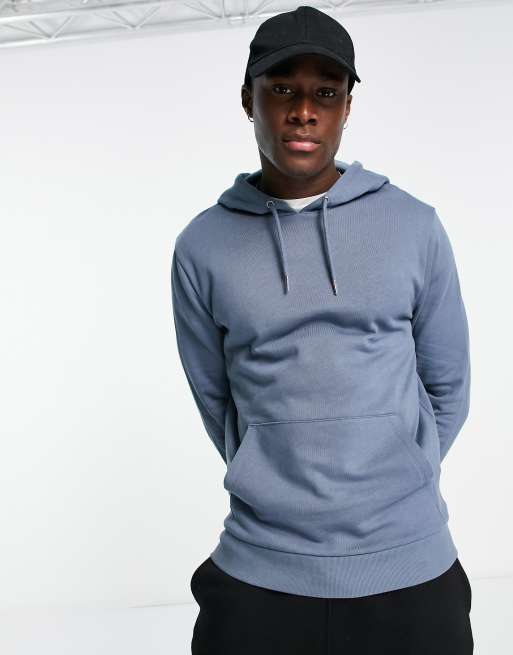 ASOS DESIGN hoodie in grey marl