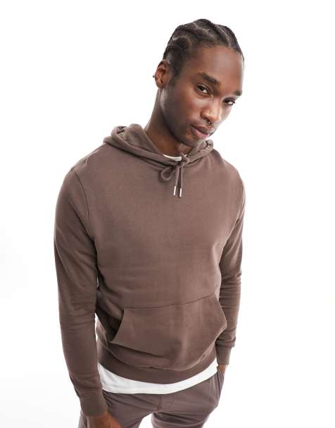 Brown hoodies cheap for sale