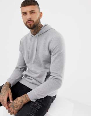 grey marl hoodie