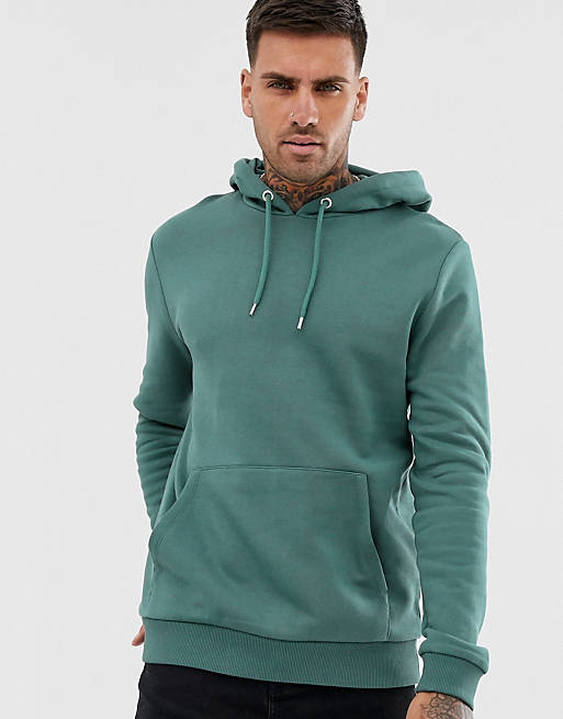 ASOS DESIGN hoodie in green | ASOS