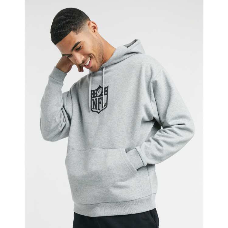 Regular Fit Hoodie - Light grey marl/NFL - Men